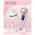 thumbnail image 5 of Face Massager Electric Face Lifting 4 in 1 Facial Massager Anti Aging Skin Tightening Firming Skin Care Tools (Pink2), 5 of 7