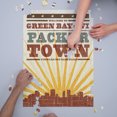 thumbnail image 3 of Green Bay, Wisconsin, Skyline and Sunburst Screenprint Style (1000 Piece Puzzle, Size 19x27, Challenging Jigsaw Puzzle for Adults and Family, Made in USA), 3 of 4