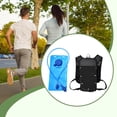 thumbnail image 1 of Quzzie Gilet d'Hydratation de Course Sac Souple Sac à Dos d'Hydratation Sac de Jour Poche de Rangement pour Usage Unisexe Nylon Léger Résistant à l'Usure Convient pour Marathon Randonnée Cyclisme Jogging Noir, 1 of 8