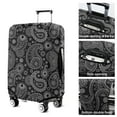 thumbnail image 5 of Black Paisley Pattern Luggage Cover Fashion Suitcase Cover Baggage Covers Fit 25-28 Inch Luggage (Go Travel), 5 of 5