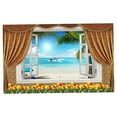 thumbnail image 3 of simhoa 3D Wall Hanging Tapestry Home Decorations Seaview For Living Room Bedroom L L, 3 of 8