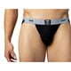 thumbnail image 3 of Men's Bike BAS308 Swimmer Cut Jockstrap (Black M), 3 of 5