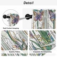 thumbnail image 5 of Butterfly Kitchen Curtains, Summer Spring Botanical Farmhouse Light Filtering Window Curtain Panels, 2Pcs Rod Pocket Window Treatments Set for Living Room Bathroom Bedroom 52x72 Inches, 5 of 9
