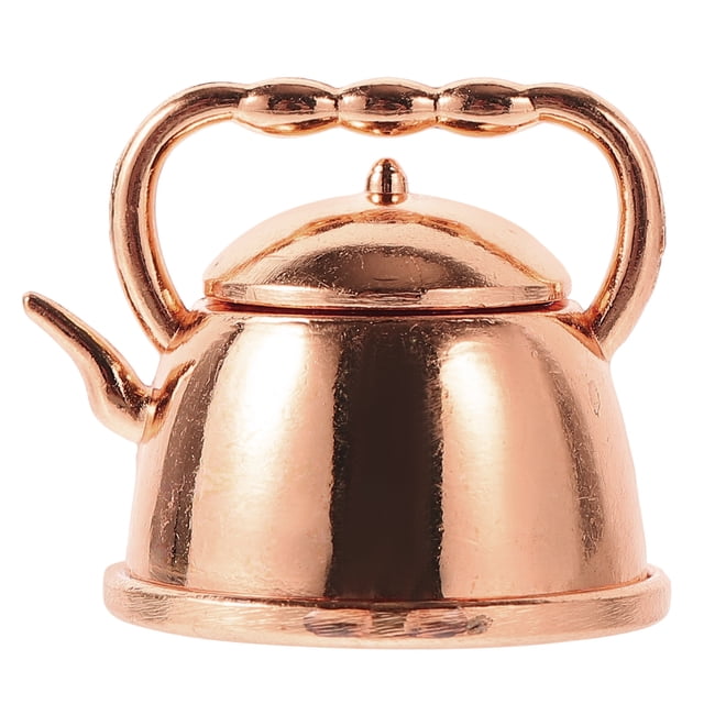 Mini Tea Kettle Mini Metal Teapot Home Office Tea Kettle Ornament Decorative Mini Teapot