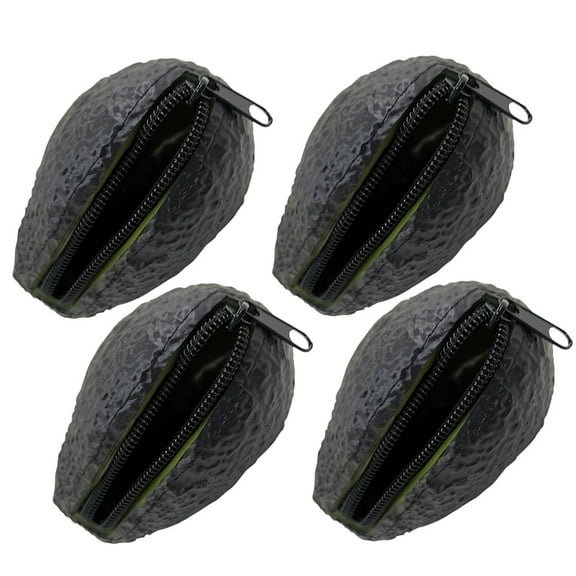 4PCS Avocado Coin Purse Pouch with zipper Realistic Looking Avocado Novelty Gift