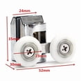thumbnail image 4 of Caster for Shower Door Rollers for Shower Sliding Door 23mm Replacement Bearing Nylon Zin Alloy, 4 of 5