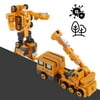 Crane Style Vehicle Car Toys Kids Transforming Robot Transformation Toys Anime Action Figure Class Toy ChildrenS Adults Gift