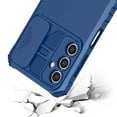 thumbnail image 2 of For Samsung Galaxy S23 FE /Fan Edition Hybrid Hard PC & TPU Shockproof with Easy Viewing Kickstand & Covered Camera Protection Cover ,Xpm Phone Case [ Blue ], 2 of 10