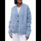 thumbnail image 1 of Cárdigan de para Mujer, Estilo Holgado, de Punto Cálido. Azul M, 1 of 10
