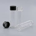 thumbnail image 4 of 36 Pack 15ml Clear Glass Sample Vials with Scale, Empty Glass Bottles with Screw Cap Lab Liquid Sampling Bottles for Chemistry Lab Chemicals (Black cap), 4 of 6