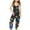 Black, variant on Odeerbi 5-14 Years Teen Girls Summer Jumpsuit Colorful Striped Camisole Romper Casual Overalls Bib Overall Pantss with Pockets