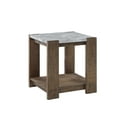 thumbnail image 3 of Steve Silver Libby Indoor 30.25" H Sintered Stone End Table with Storage, Dusty Caramel, 3 of 7
