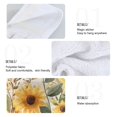 thumbnail image 2 of Yayeee Kitchen Hanging Hand Towels Set of 2 with Loop Bathroom Absorbent Tie Towel, Beige Sunflowers, 2 of 7
