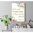 thumbnail image 2 of Canvas Wall Art If You Want To Change The World,Inspirational Quote,Floral Nursery Decor Painting Print Wall Art Modern Home Art Decoration Stretched And Framed Ready To Hang 8"X12", 2 of 6