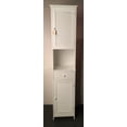thumbnail image 2 of Accent Plus Nantucket Storage Bath Tall Cabinet, White, 2 of 4