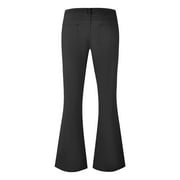 Huresd 70s Disco Pants for Men,Mens Bell Bottom Jeans Pants,60s 70s Bell Bottoms Vintage Denim Pants Jeans for Men Black 2XL