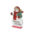 thumbnail image 1 of Welcome Friends Wooden Snowman Stand, 1 of 3