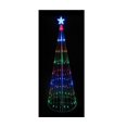 4' MultiColor LED Light Show Cone Christmas Tree Lighted Yard Art