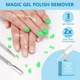 thumbnail image 4 of Removedor de esmalte en gel para uñas, paquete de 3 unidades, rápido y fácil, 15 ml, 4 of 6