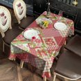 thumbnail image 3 of Pioneer Flower Floral Print Pattern Rectangle Tablecloth 60"x120",Waterproof Polyester Rectangle Table Cloth, Wipeable Spillproof Polyester Tablecloth for Dining, Camping, Indoor and Outdoor, 3 of 6