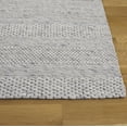 thumbnail image 3 of SAFAVIEH Marbella Cassarah Striped Runner Rug, Light Grey/Ivory, 2'3" x 7', 3 of 10
