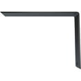 thumbnail image 4 of Ekena Millwork 2 1/2"W x 14"D x 10"H Countertop Support Steel Heavy Duty Bracket, Powder Coated Black, 4 of 10