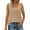 Khaki^, variant on Jjayotai Tank Tops for Women, Summer Outfits 2025, Square Neck Casual Shirts Blouses, Sleeveless Solid Camisole Tank Top Khaki^ L