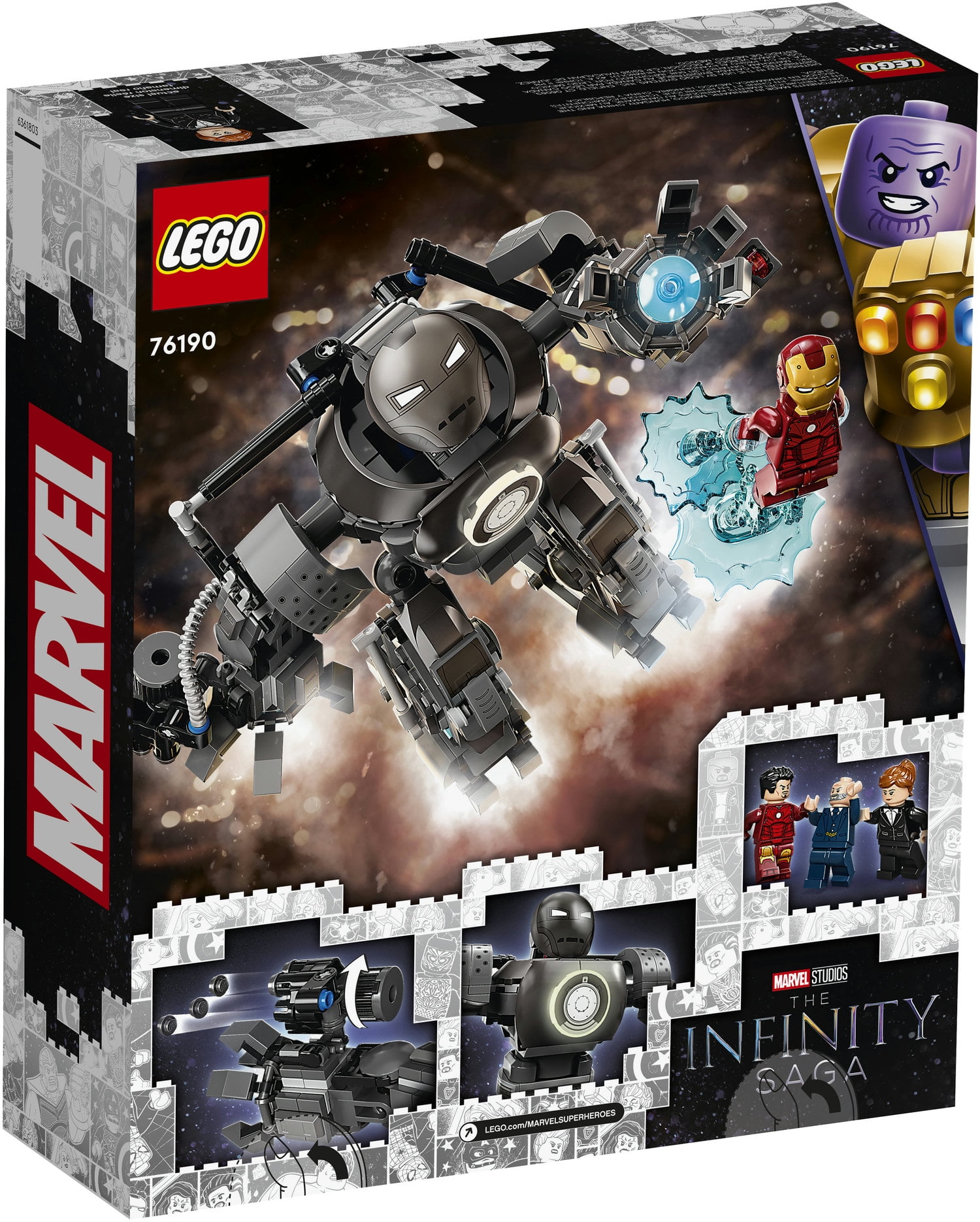 lektier emulering syreindhold LEGO Marvel Iron Man: Iron Monger Mayhem 76190 Collectible Building Toy  (479 Pieces) - Walmart.com