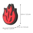 thumbnail image 2 of LOLIPPYY 4 Pcs Amortisseurs de Raquettes de Tennis Rouges avec Design de Flamme pour Entraînement et Matchs, 2 of 8