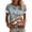 A1 Sky Blue, variant on Women's 250th Anniversary Print Shirt 250th Birthday Tunic Tops Crew Neck Graphic Tee Independence Day Shirt Usa Shirts for Women Memorial Day Patriotic Gifts Blue L