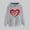 Gray, variant on SOOMLON Valentines Day Hoodies Women Couple Valentines Gift Plus Size Casual Long Sleeve Round Neck Sweatshirts Tops Cute Love Heart Print Pullovers Shirts Trendy Valentines Clothes 2025 Army Green
