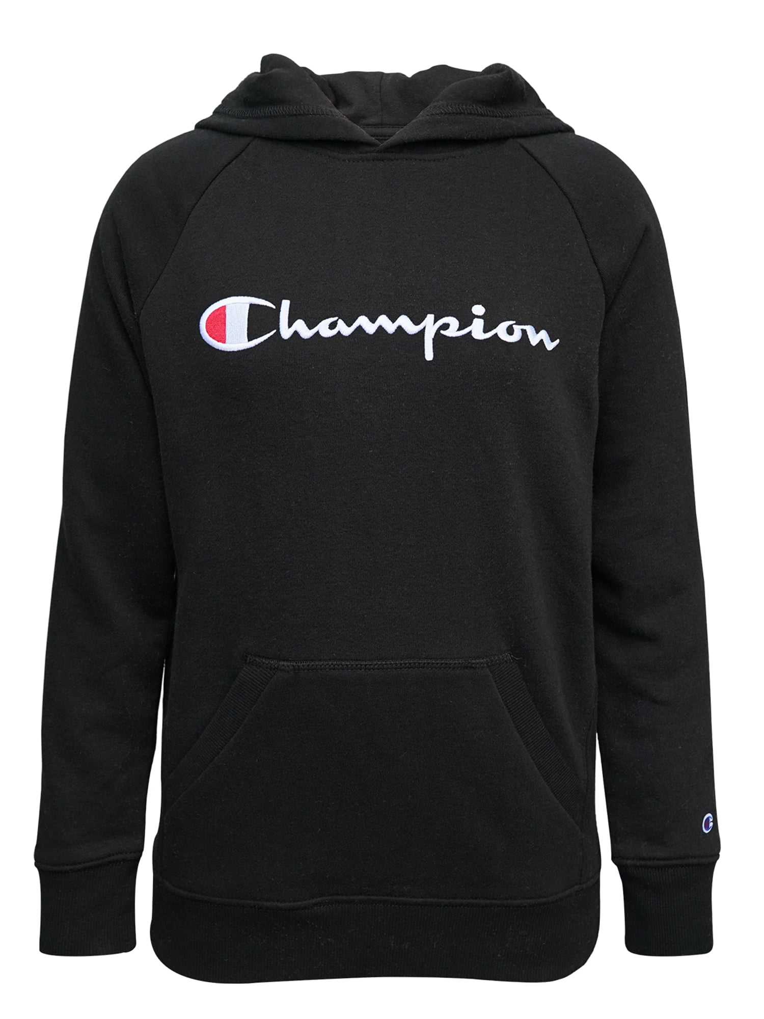 Champion Girls Classic Logo Fleece Hoodie, Sizes 7-16 - Walmart.com