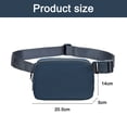 thumbnail image 2 of Bolsa de pecho impermeable para deportes al aire libre, bolsa para teléfono móvil, bolsa de mensajero combinable para hombres y mujeres, azul, 2 of 5
