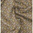 thumbnail image 1 of Soimoi Brown Rayon Fabric Wild Animal Print Sewing Fabric BTY 56 Inch Wide, 1 of 5