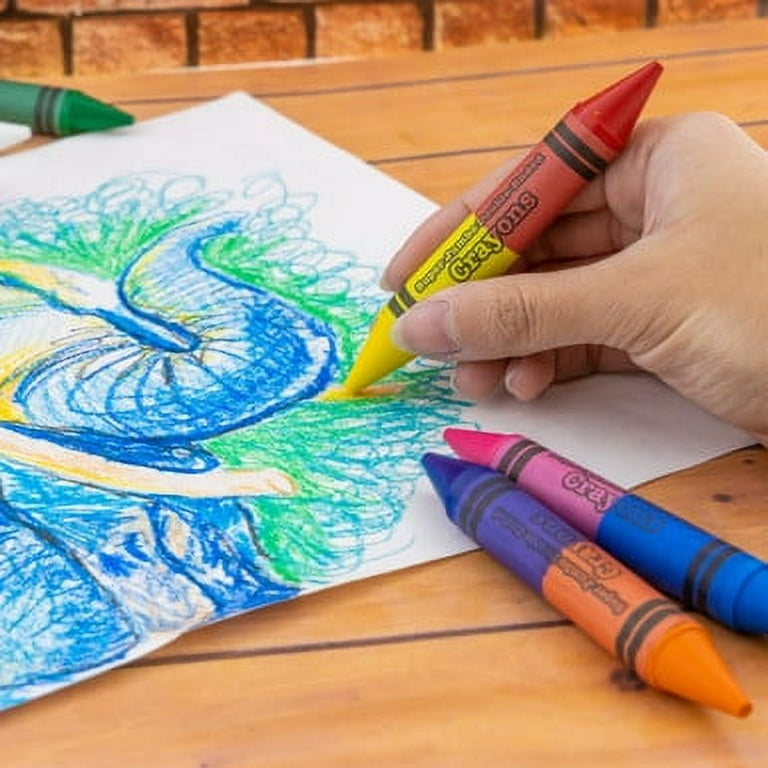 BAZIC Premium Washable Crayons 24 Color - Bazicstore