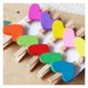 thumbnail image 4 of 150Pcs Colores Mezclados Mini Clavija de Madera Photo Paper Peg Craft Clips, 4 of 5