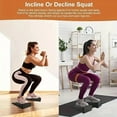 thumbnail image 4 of 3 Blocs de Yoga Réglables pour Étirer les Squats Gym Entraînement Physique Support Antidérapant, 4 of 9