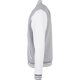 thumbnail image 5 of Build Your Brand - Chaqueta Basic College para Hombre (Gris Jaspeado, Blanco), 5 of 5