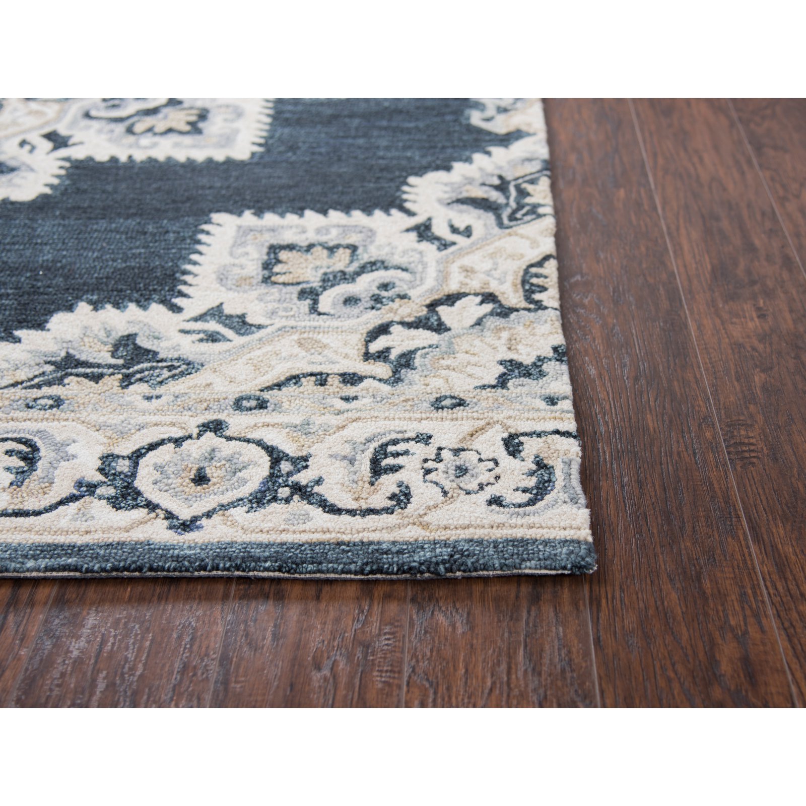 Rizzy Home RS070B Dark Blue 2'6" x 8' Hand-Tufted Area Rug - image 2 of 6