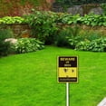 thumbnail image 3 of Bee Signs for Garden Funny Beware Of Bees Warning Sign Bee Yard Sign With Stake Aluminum Bee Themed Gifts for Bee Keepers Lovers Bumble Bee Hive Outdoor Decorations 7X8.8Inch, 3 of 4