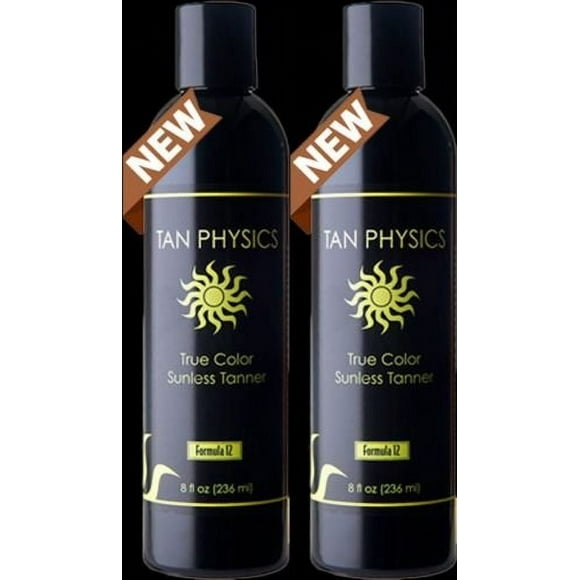 Tan Physics True Color Sunless Tanner Pack of 2, with 5 FREE pairs of application gloves