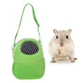 thumbnail image 3 of Pet Carrier Bag, Hamster Carrier Portable Transpirable Bolsa Saliente con Correa Hombro para Mascotas Pequeñas Erizo Sugar Glider Ard , 22x19cm Verde 22x19cm Colco Portador de hámster, 3 of 8