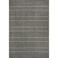thumbnail image 2 of nuLOOM Alaina Indoor/Outdoor Striped Dark Grey 4' x 6' Casual Area Rug, 2 of 9
