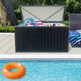 thumbnail image 6 of 215 Gallon Outdoor Deck Box,Waterproof Lockable Metal Storage Container for Patio Cushions Gardening Tools and Pool Toys, 6 of 6
