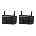 thumbnail image 1 of Bolsa organizadora Bearachild para reposabrazos de silla de ruedas color Negro 31x19 cm 2Conjunto, 1 of 1