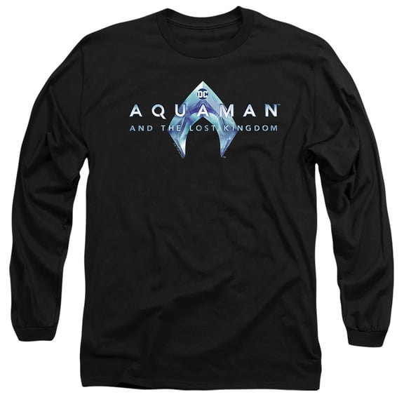 Aquaman and the Lost Kingdom Logo Unisex Adult Long-Sleeve T Shirt