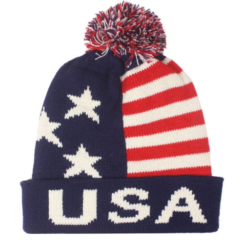 09&JGJG Iâ€d Rather Be Shooting American Flag Men & Women Beanie Winter Warm Knit Beanie Cap