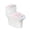 Rabbit Easter Egg, variant on HELLHERO Marble texture Stylish Toilet Seat Cover Set Elastic Edge Elastic Fabric, Universal, Adjustable U-Shaped