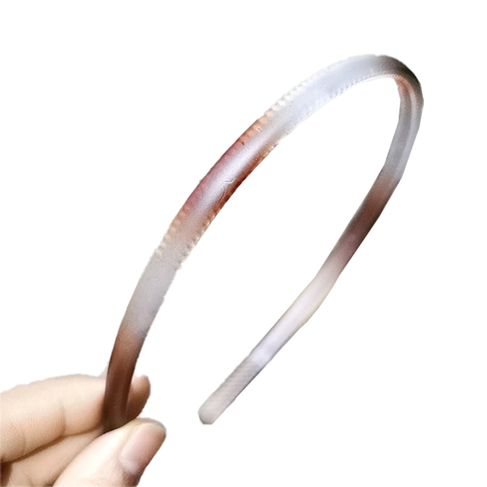 Plastic Plain Headbands Teeth Comb Headbands Skinny DIY Hair Bands