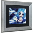 thumbnail image 2 of Trademark Fine Art "Ice Mermaid" Canvas Art by Natasha Wescoat, Black Matte, Silver Frame, 2 of 4